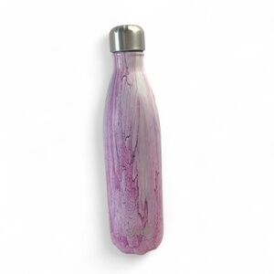 S’WELL Stainless Steel Water Bottle, 17oz Pink Wood collection